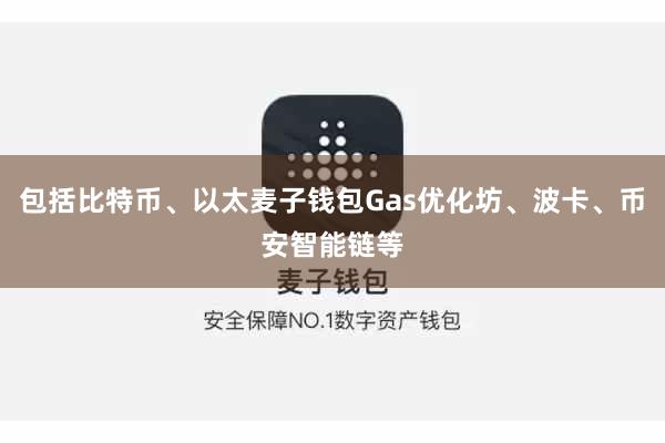 包括比特币、以太麦子钱包Gas优化坊、波卡、币安智能链等
