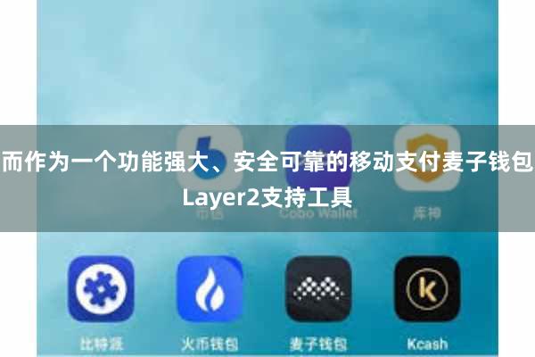 而作为一个功能强大、安全可靠的移动支付麦子钱包Layer2支持工具