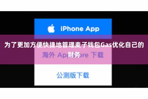 为了更加方便快捷地管理麦子钱包Gas优化自己的财务